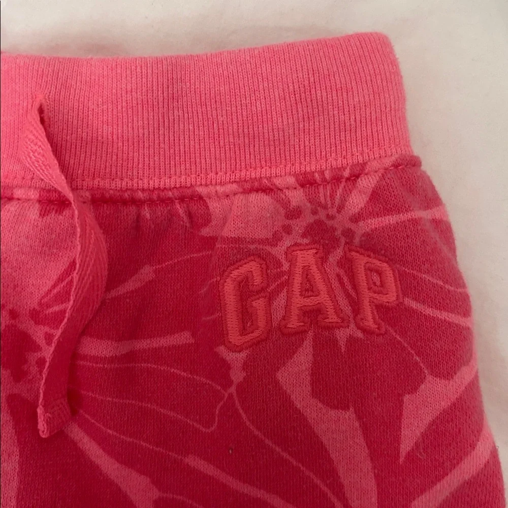 GAP Kids Pink Floral sweatpant Bottoms